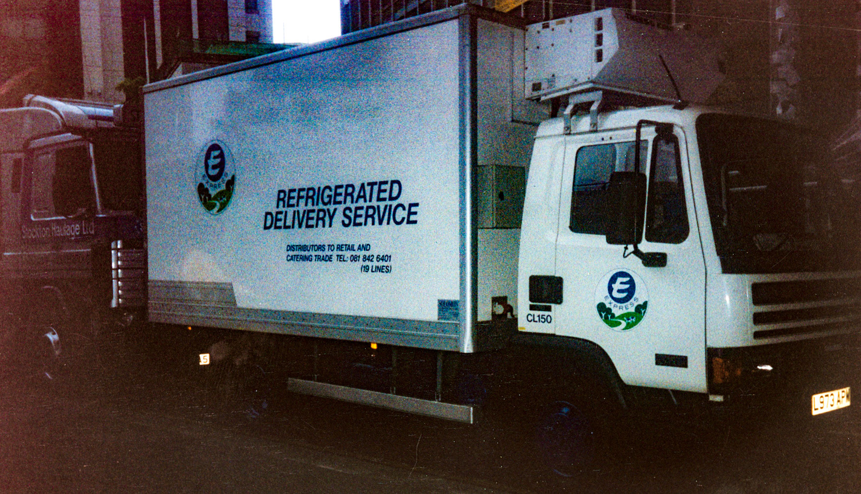 1990's, preparation for the Lord Mayor's Show in London- Semi-retail truck. (Courtesy Noel Keady)