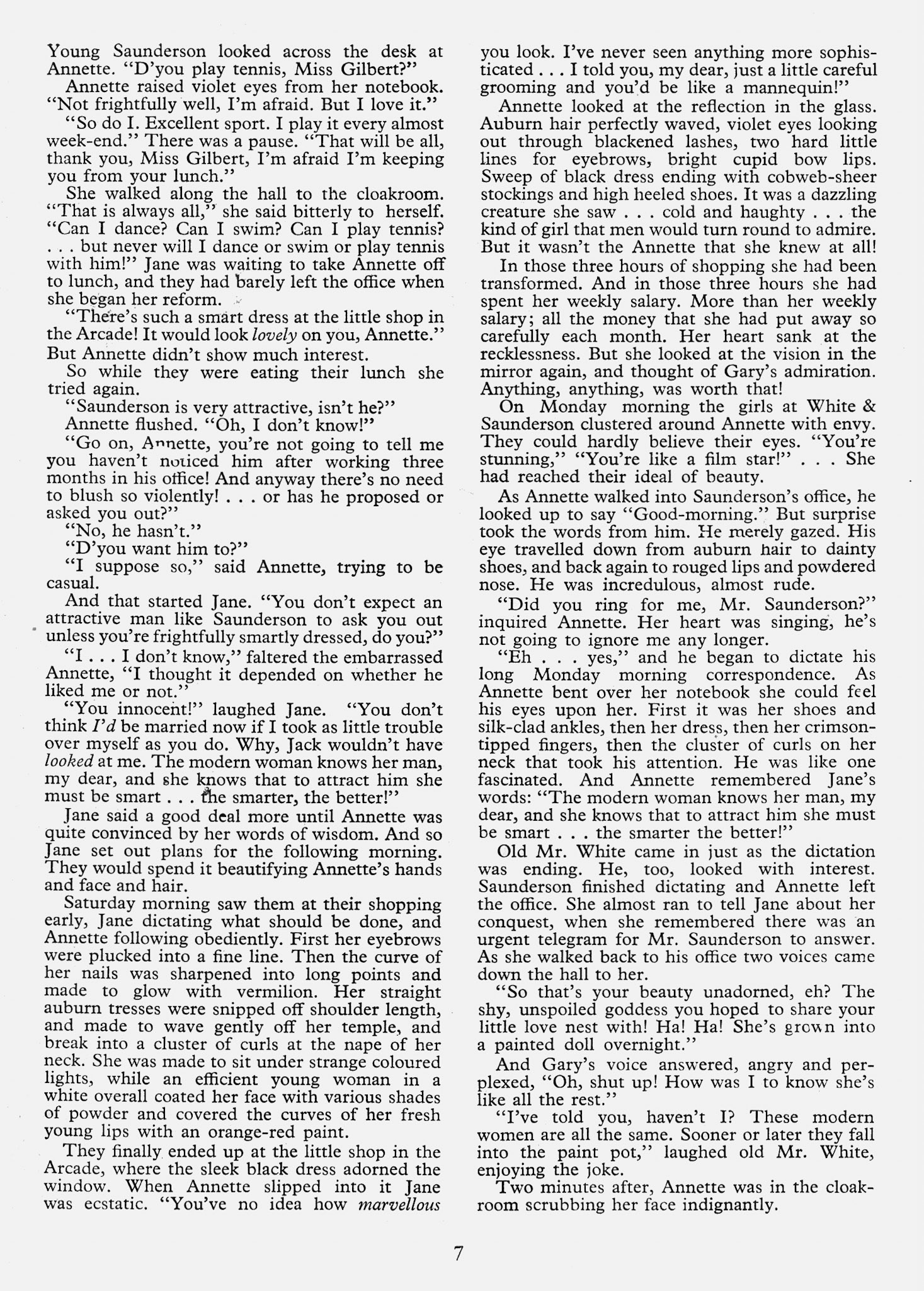 1934 November-Dairymaid Magazine 41 Page 7 (Express Dairy Tales Archive)