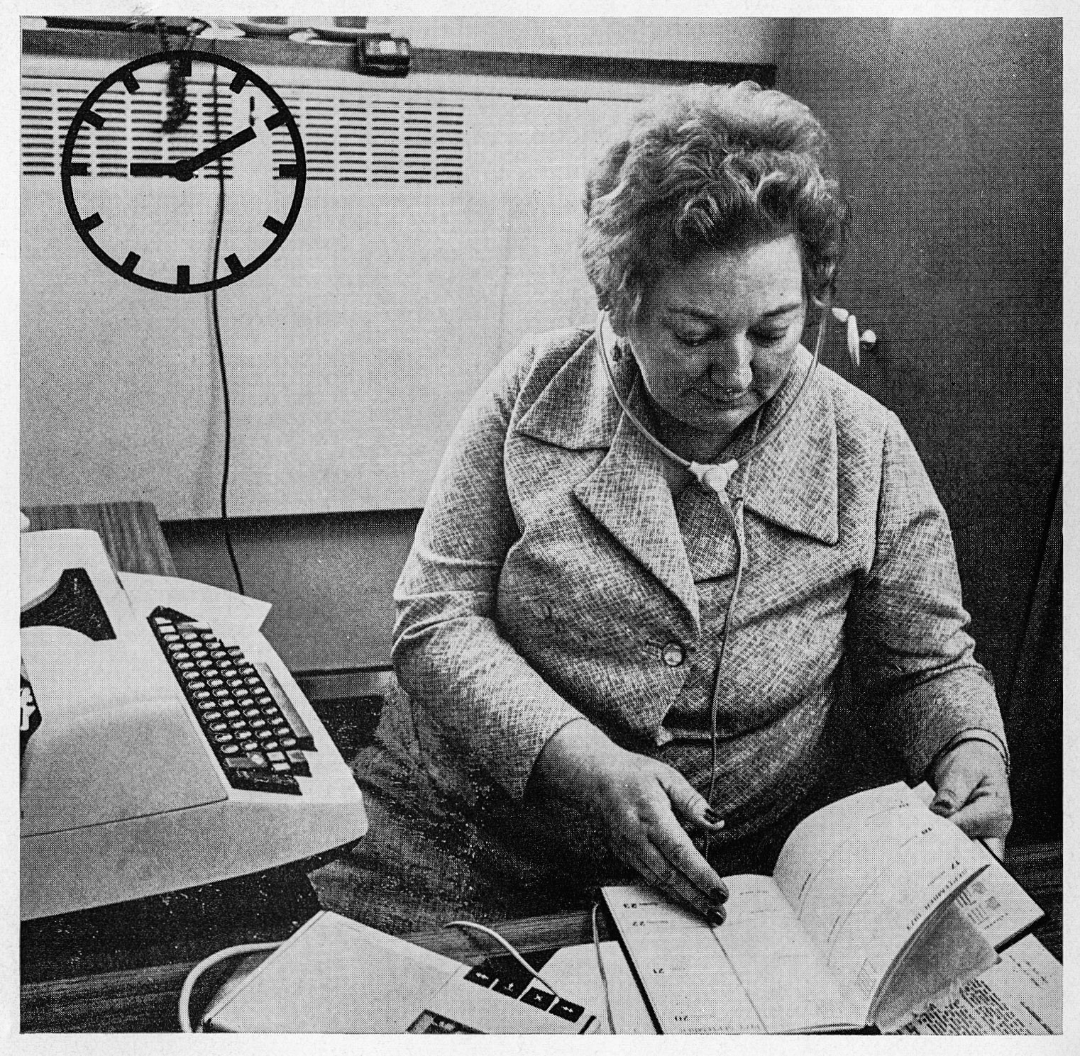 1973 Pauline Toovey, Wyn Roberts' secretary at South Ruislip