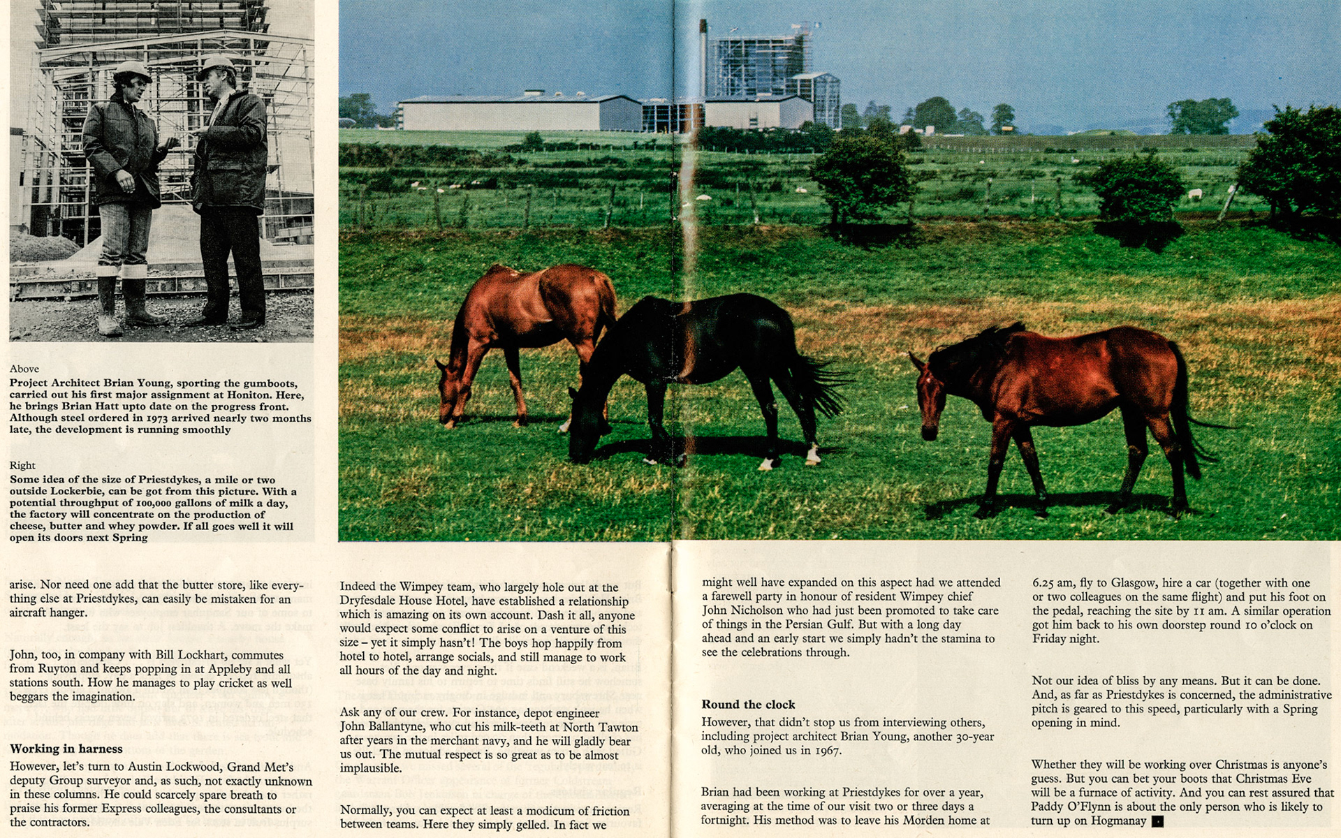 1974 Priestdykes, Lockerbie project team