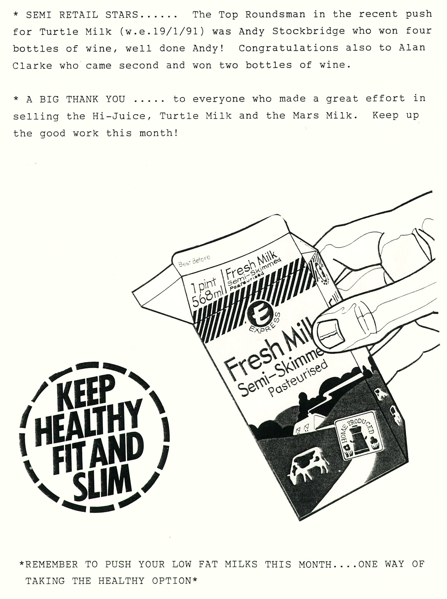 1991 Bloomsbury. The 'Bloomsbury Bugle' newsletter produced in-house for depot staff. (Courtesy Michael Aldread)