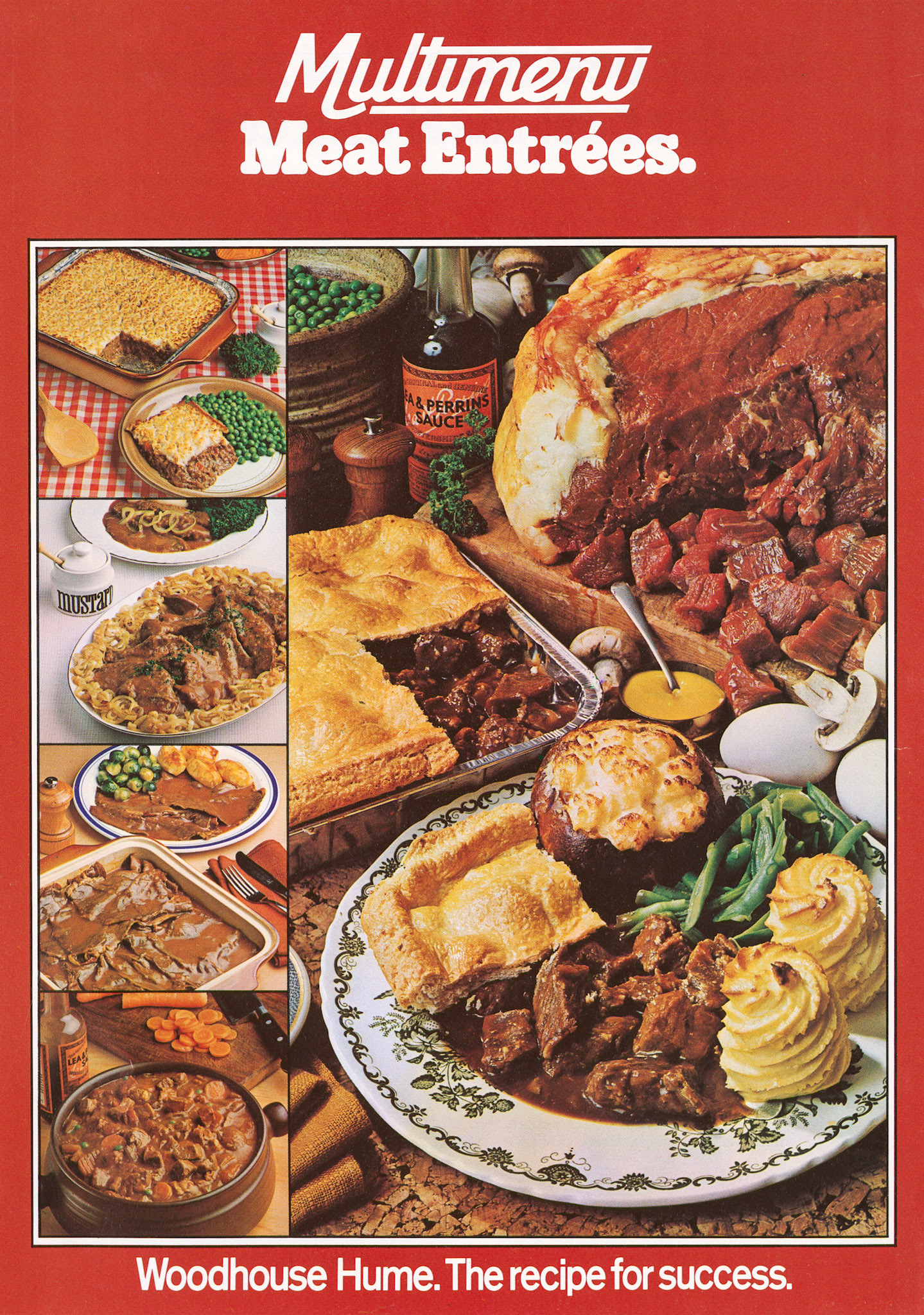 1982 Woodhouse Hume 'Multimenu' brochure, showing product range. (Courtesy John South well)