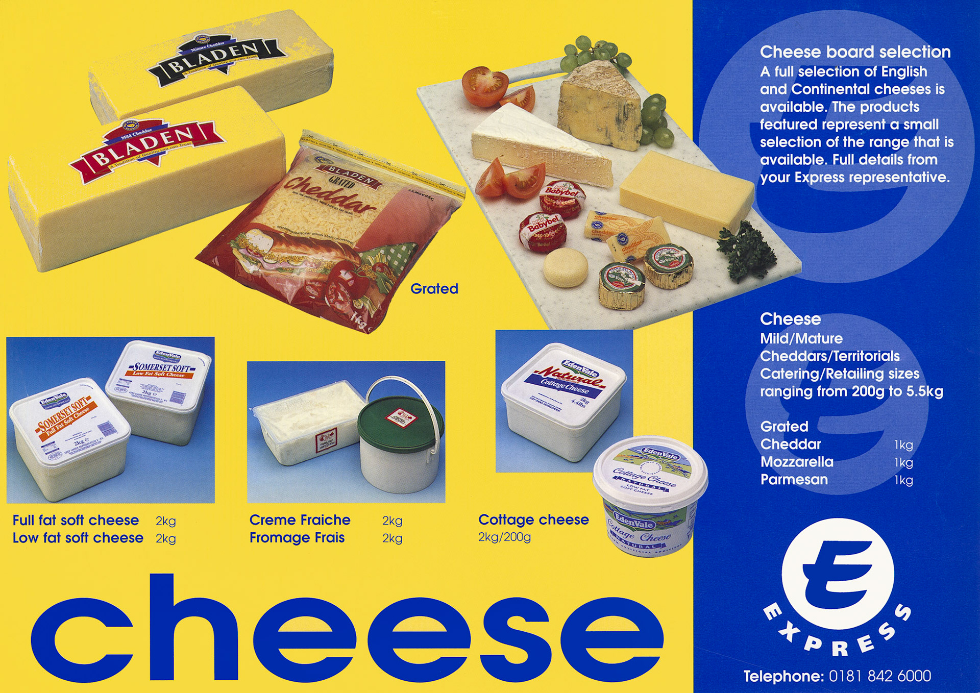 1990s Cheese Board leaflet. (Courtesy Paul Luke)