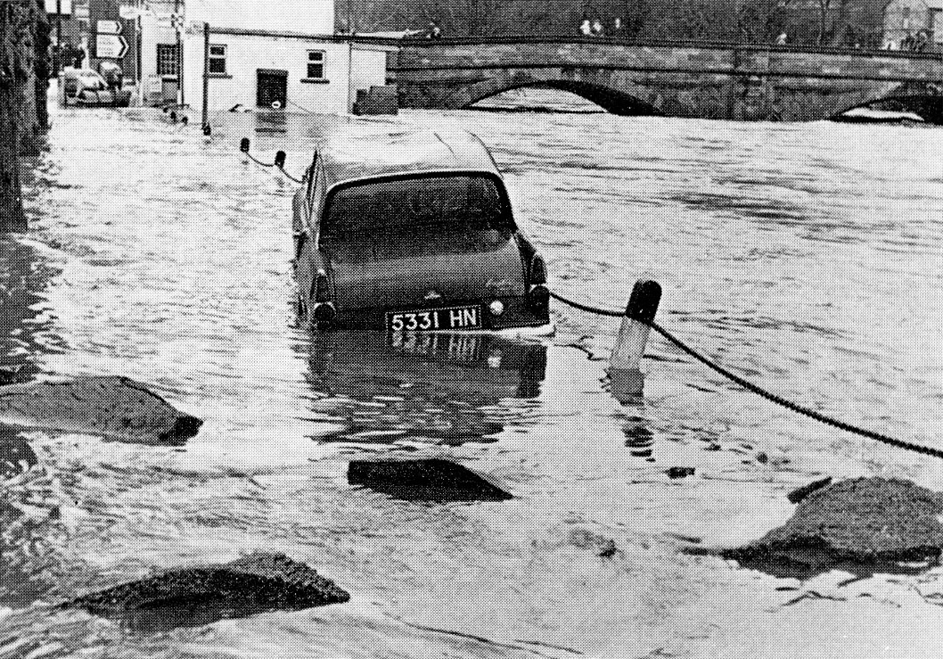 1968 River Eden floods caused by snow melt