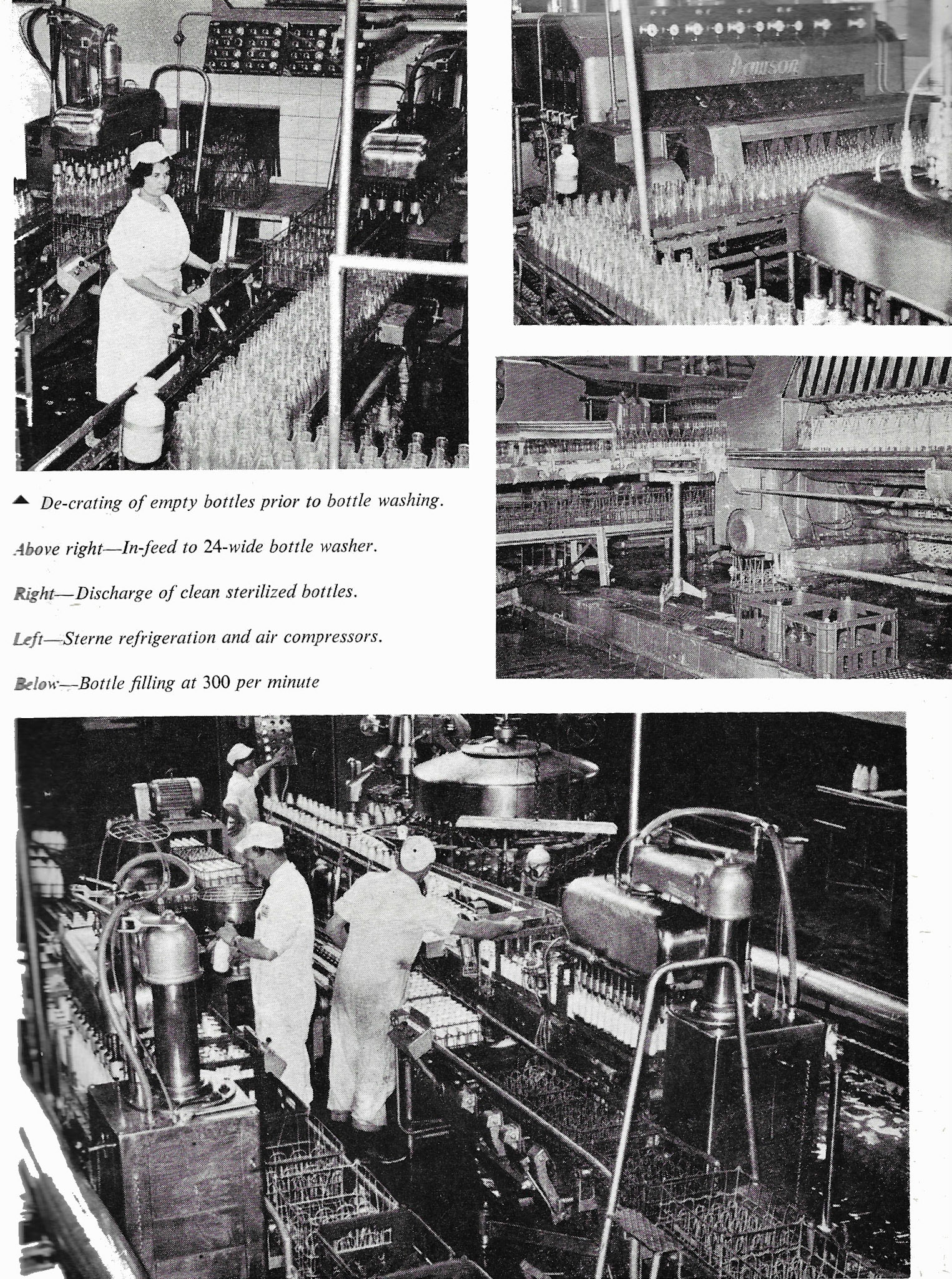 1966 Didcot Processing re-equipment in 1965 to increase capacity, before sale to Express in 1970.  (From Book of Job House Magazine, Summer)