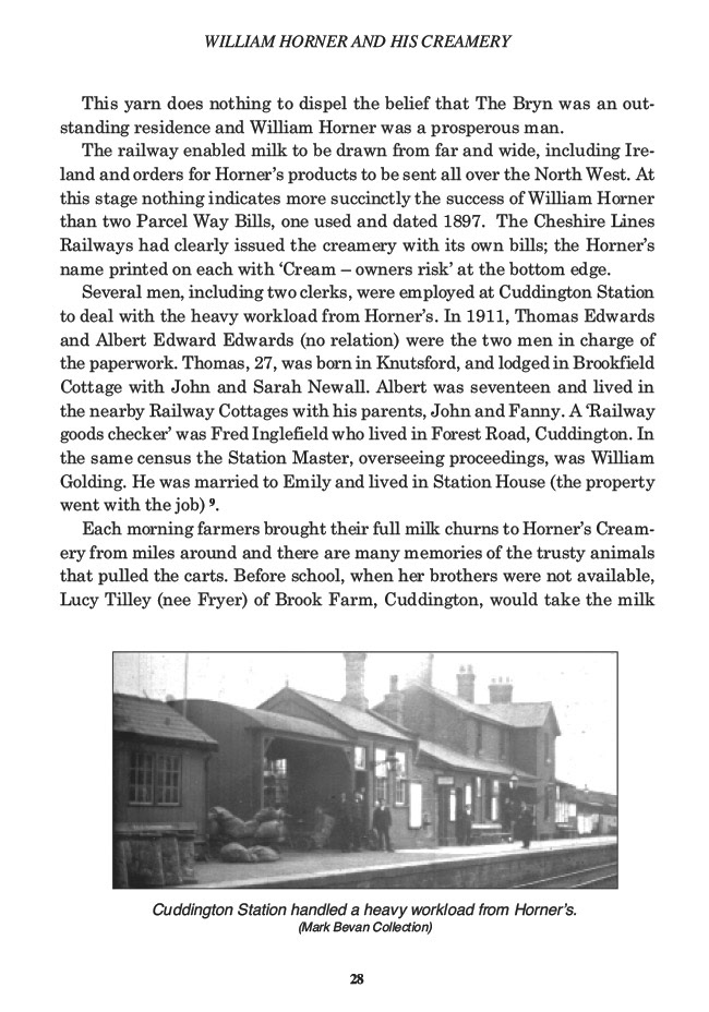 William Horner and his Creamery, Jill King