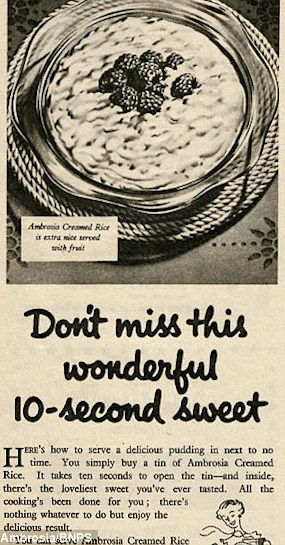 1936 Ambrosia Press Advert (Courtesy Daily Mail Centenary article)