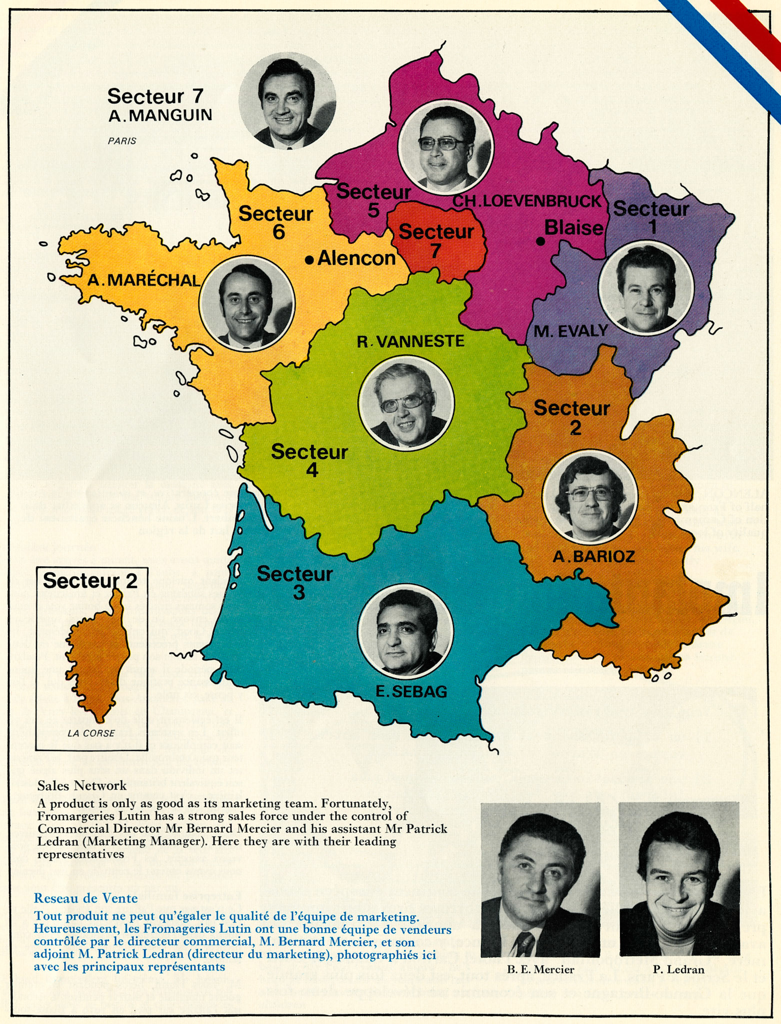 1974 Fromageries Lutin in Blaise, France