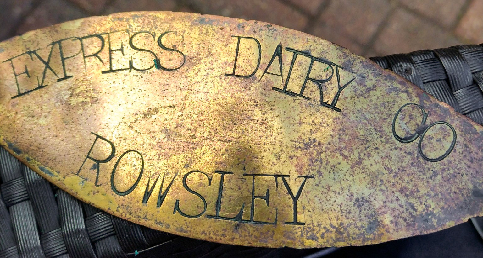 1930's? Rowsley Churn Plate (Courtesy Bill Conquest)