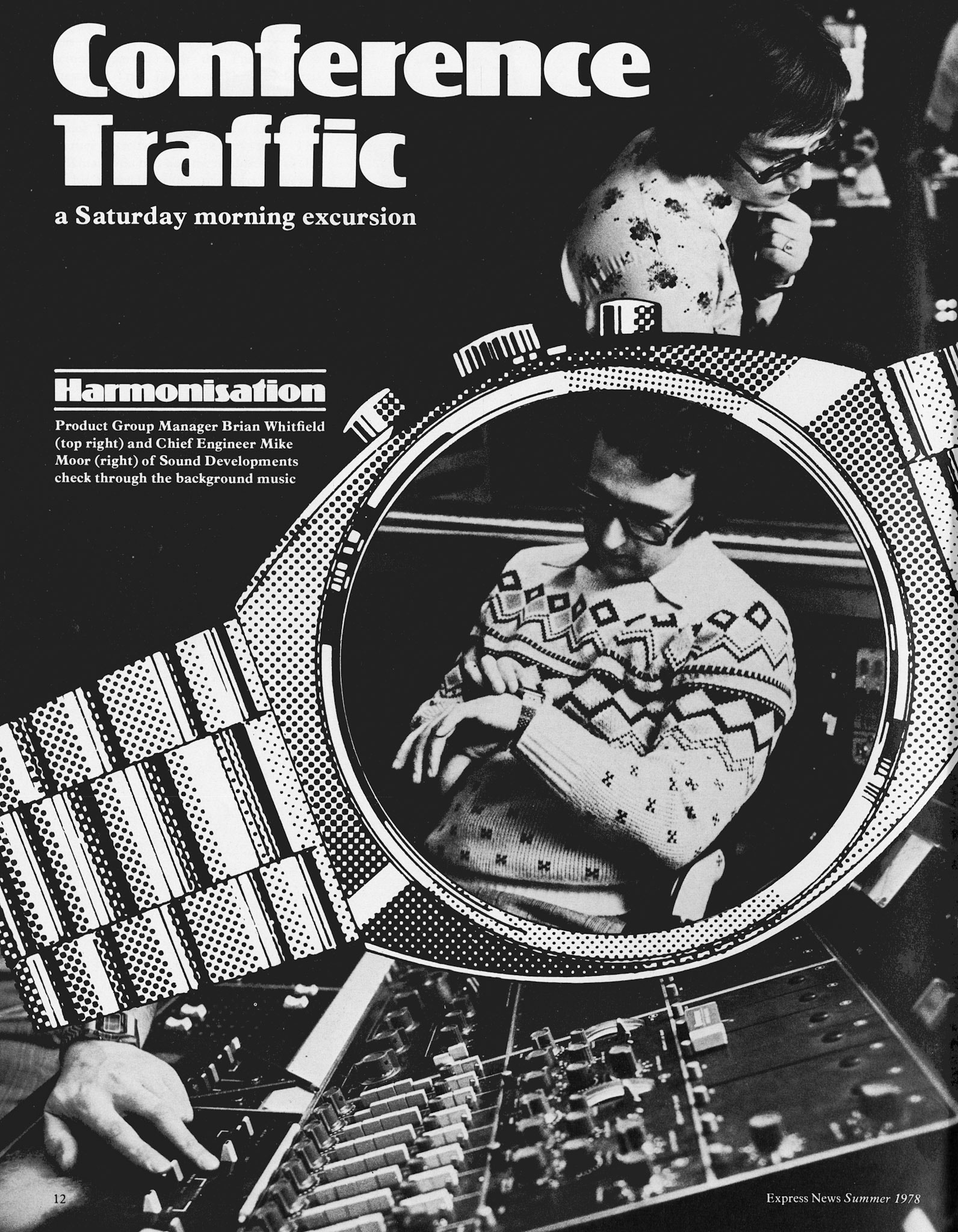 1978 Eden Vale conference at the Westmoreland Hotel, London, with Brian Whitfield, Product Group Manager. (Express News Summer)