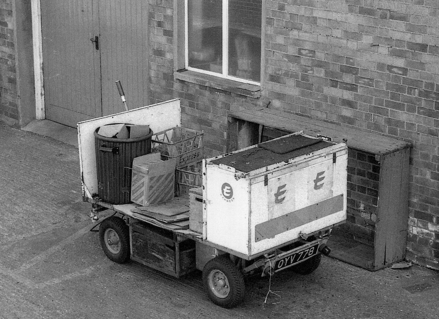 1960's Electric Truck used on site. (Courtesy Michael Aldread)
