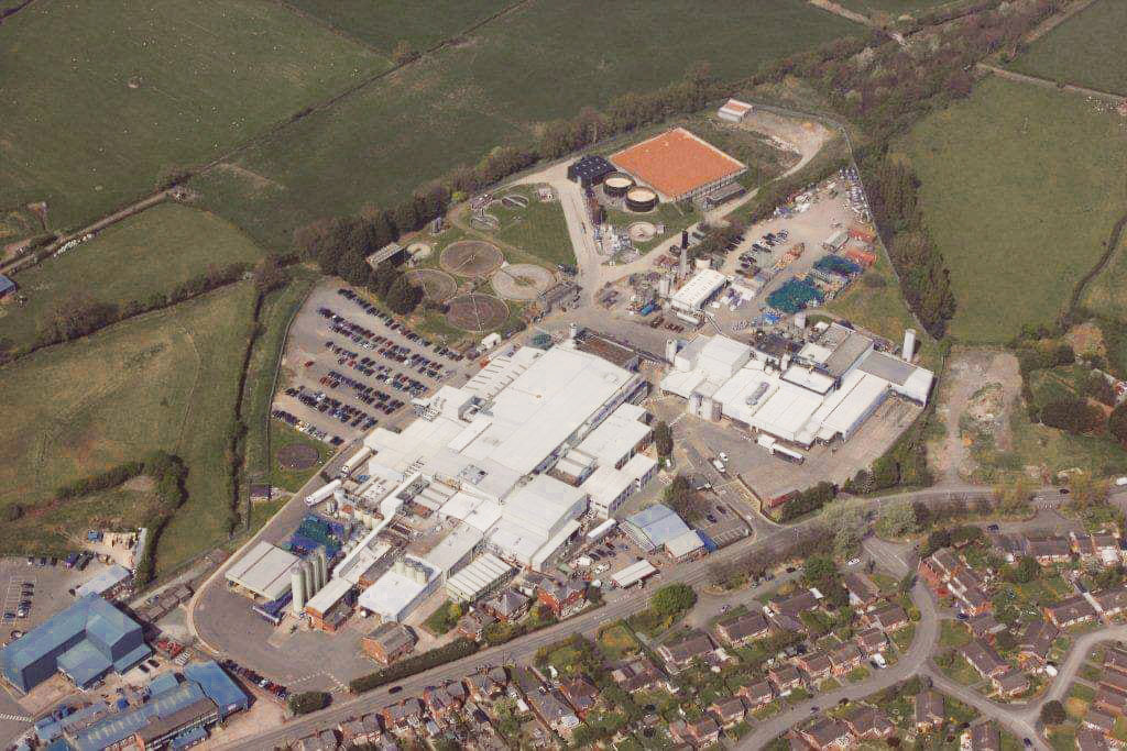 1960's Minsterley Aerial view (Courtesy Jean Simpkin, Pontesbury past and present FB Group)