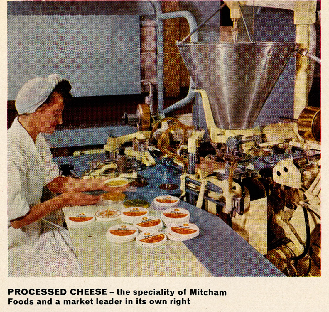 1965 Packing Processed Cheese at Mitcham Foods