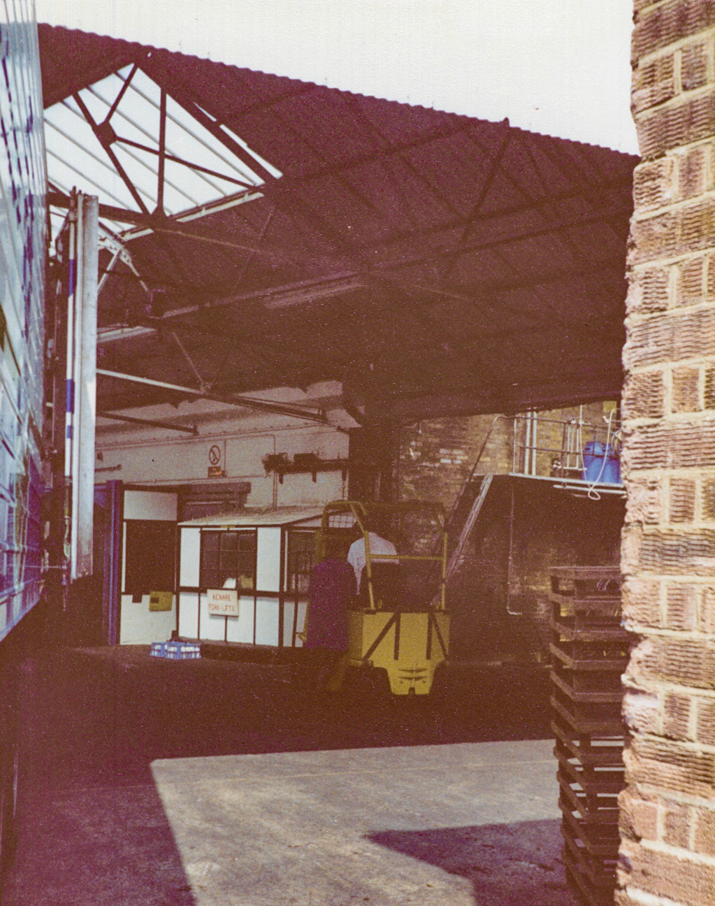 1980s Bromley Processing Transport, Yards and Forklifts. (Pictures by Reg Ball, on loan from Colin Bristow)
