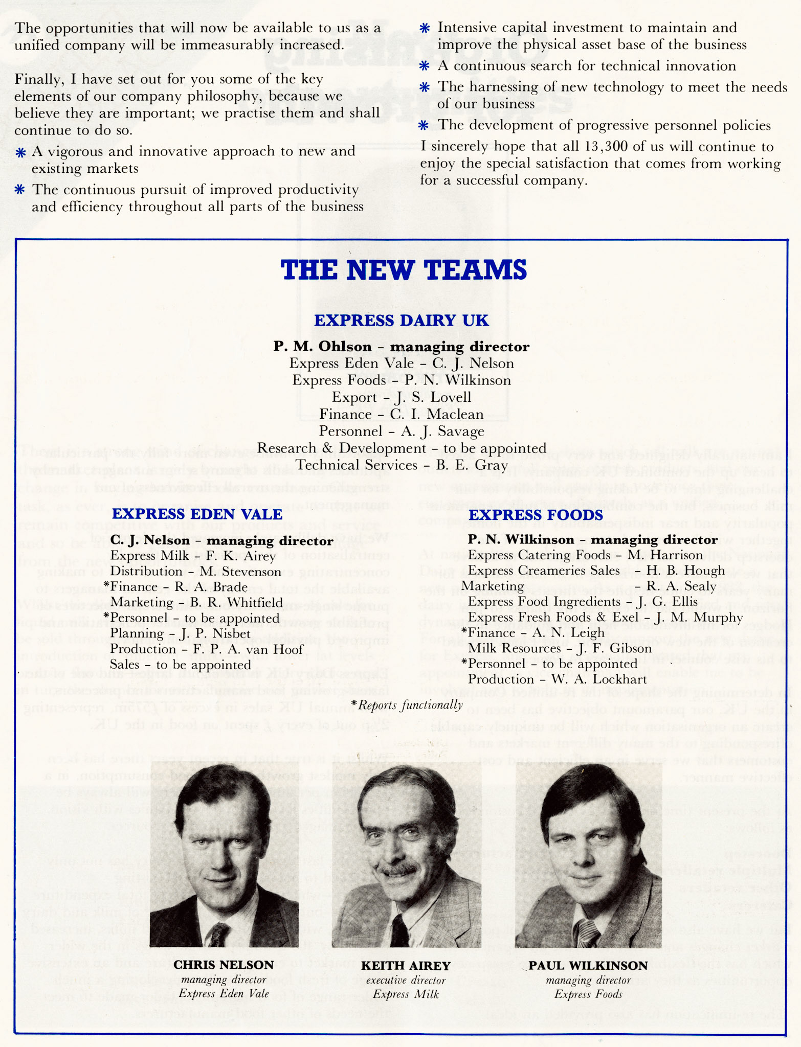 1982 “Taking shape for the 80’s” Brochure (Courtesy Tim Gray)