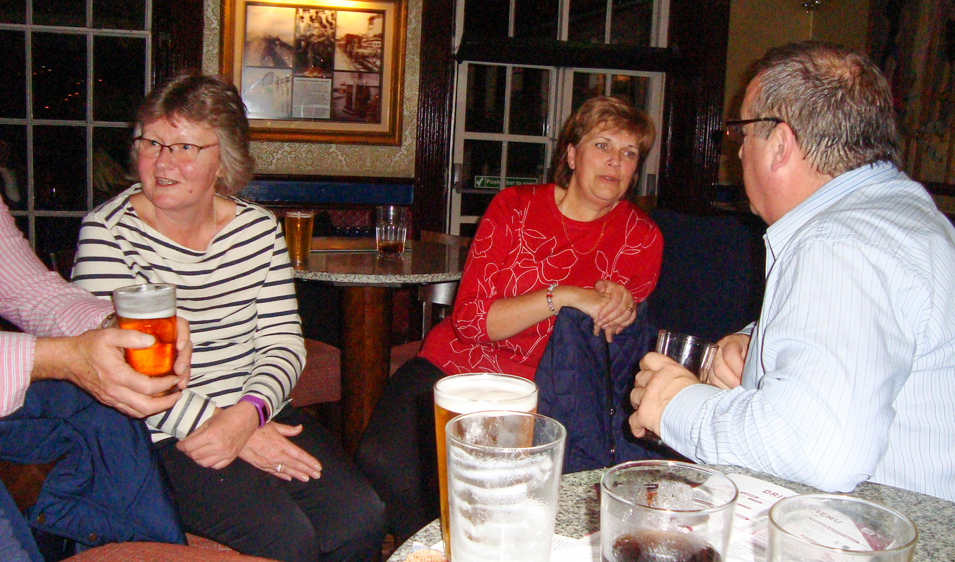 2017 Exeter Staff Reunion. Gillian Chambers comments "Me and Norma Jarman". (Courtesy Phillip Budd)