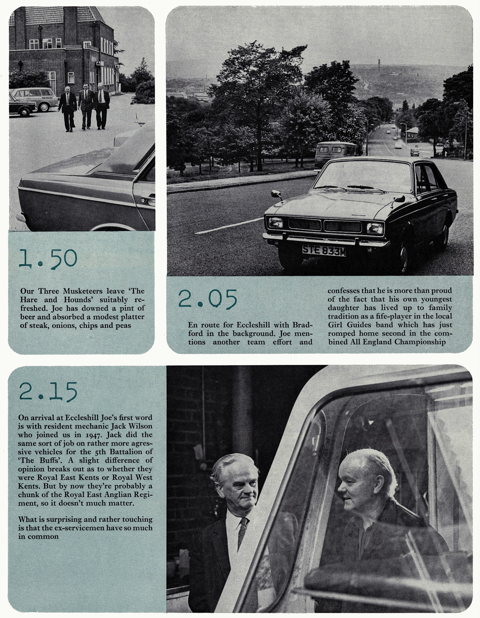 1974 Day in the life of Bradford Transport Engineer Joe Wray (Courtesy Doreen Williams)