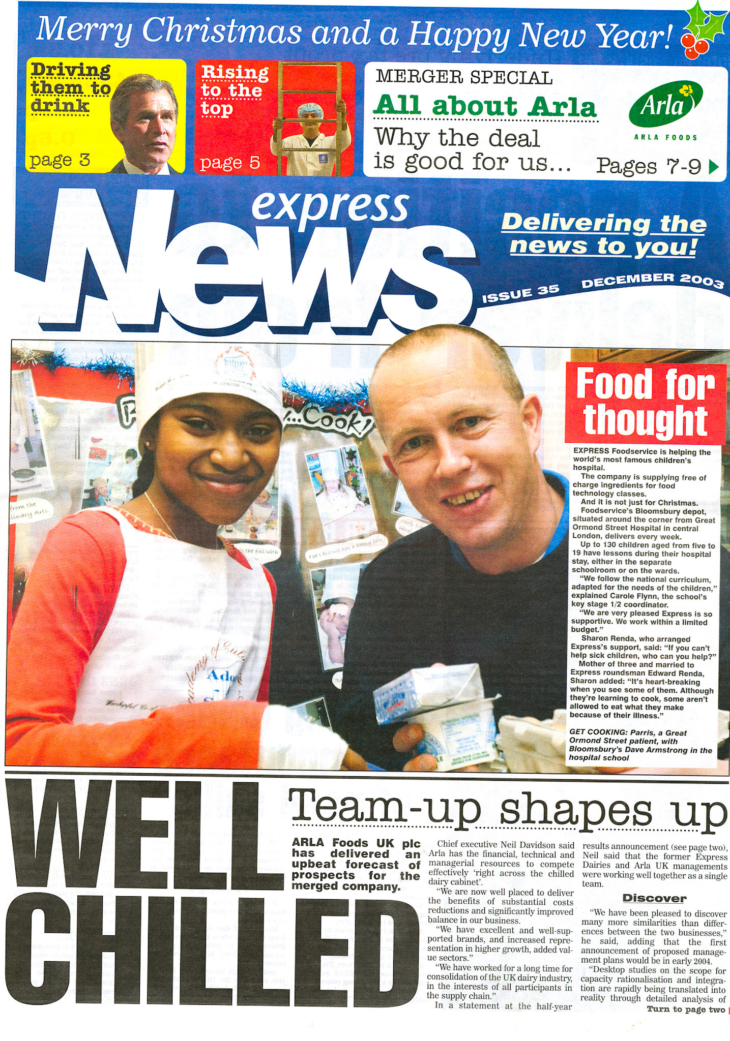 2003 December-Express News Front Cover (Courtesy Paul Luke)