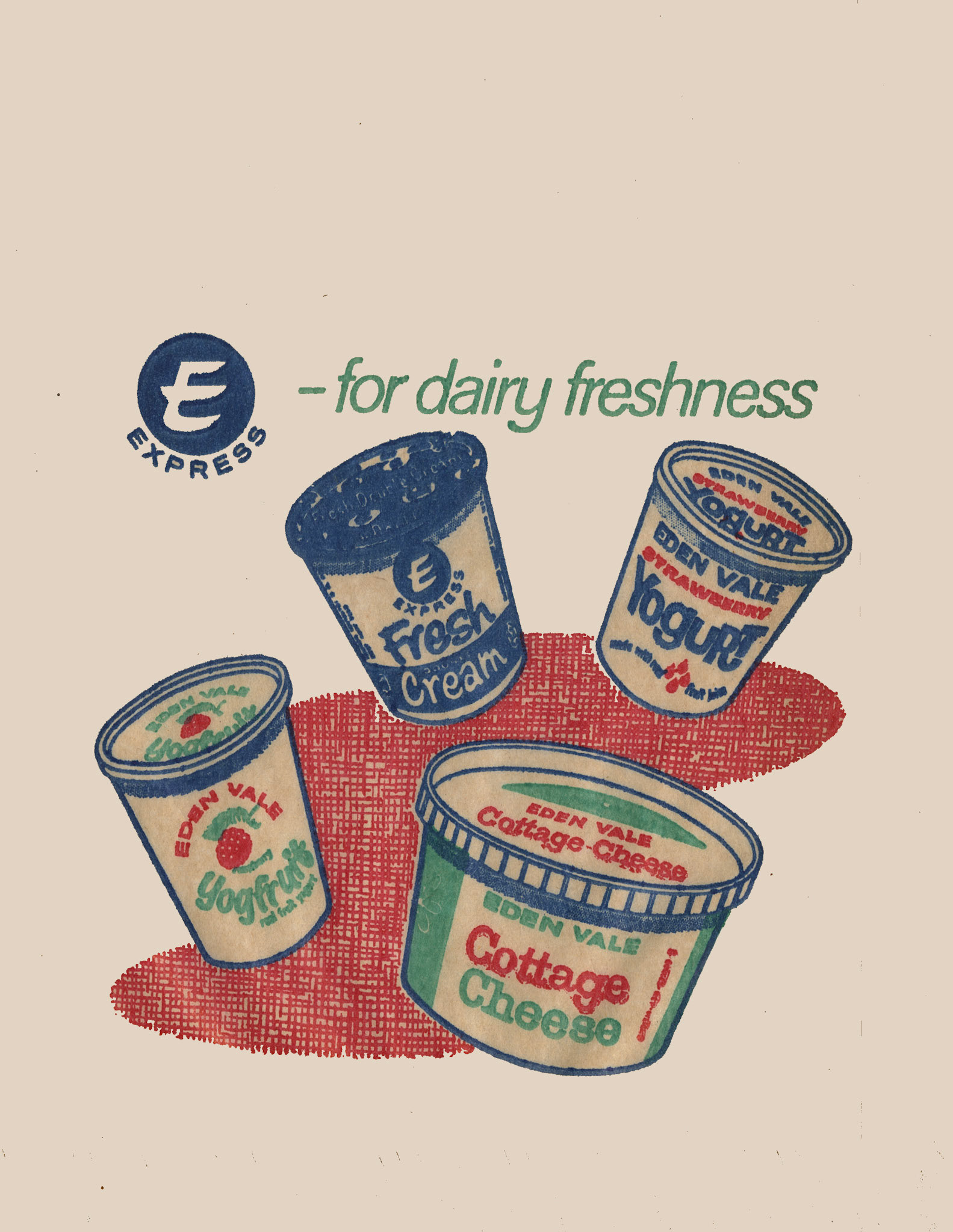 1960's Paper Bags. Back 2.  (Courtesy Dave Fane)