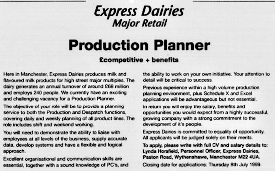 1999 Express Major Retail-Manchester (From Manchester Metro News  24 June, Courtesy Alan Salt)