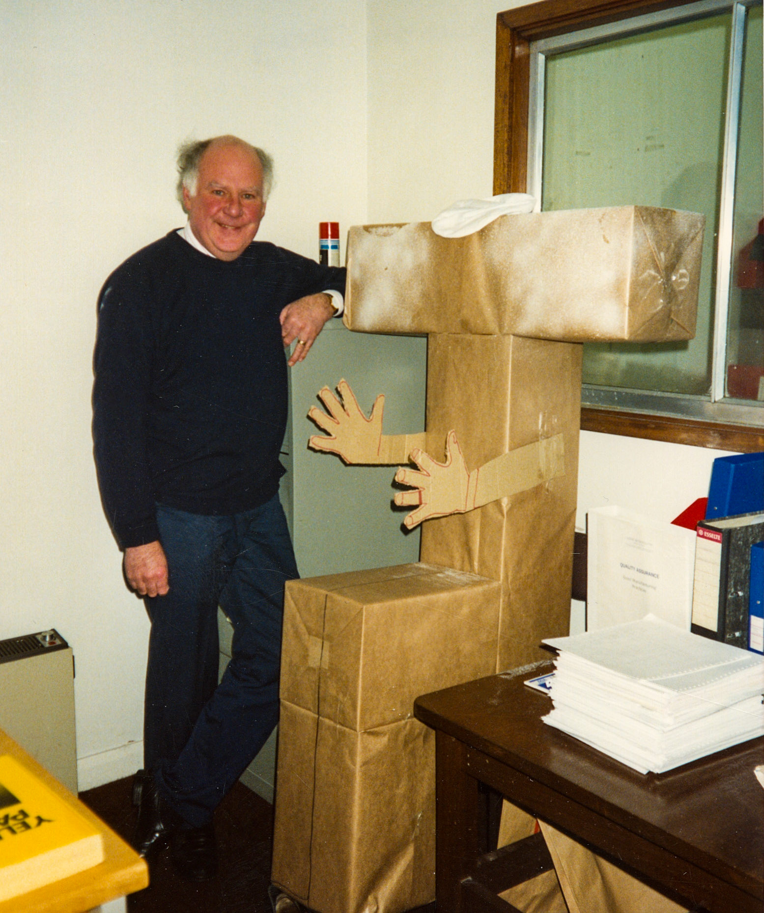1992 Honiton Last Day, January 10th: Tony Moxon and his ‘Big T' double. (Courtesy Wendy Hawker)
