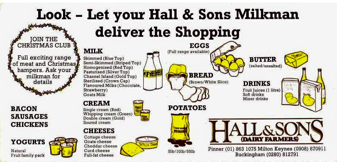 1960s? Hall and Sons advertisement (Courtesy Don Reid)