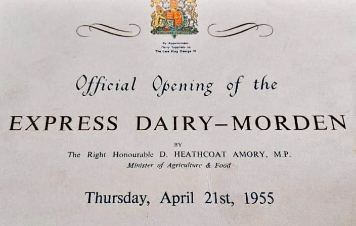 1955 Official opening of South Morden Processing. (Courtesy Marlene Hoskins FB)