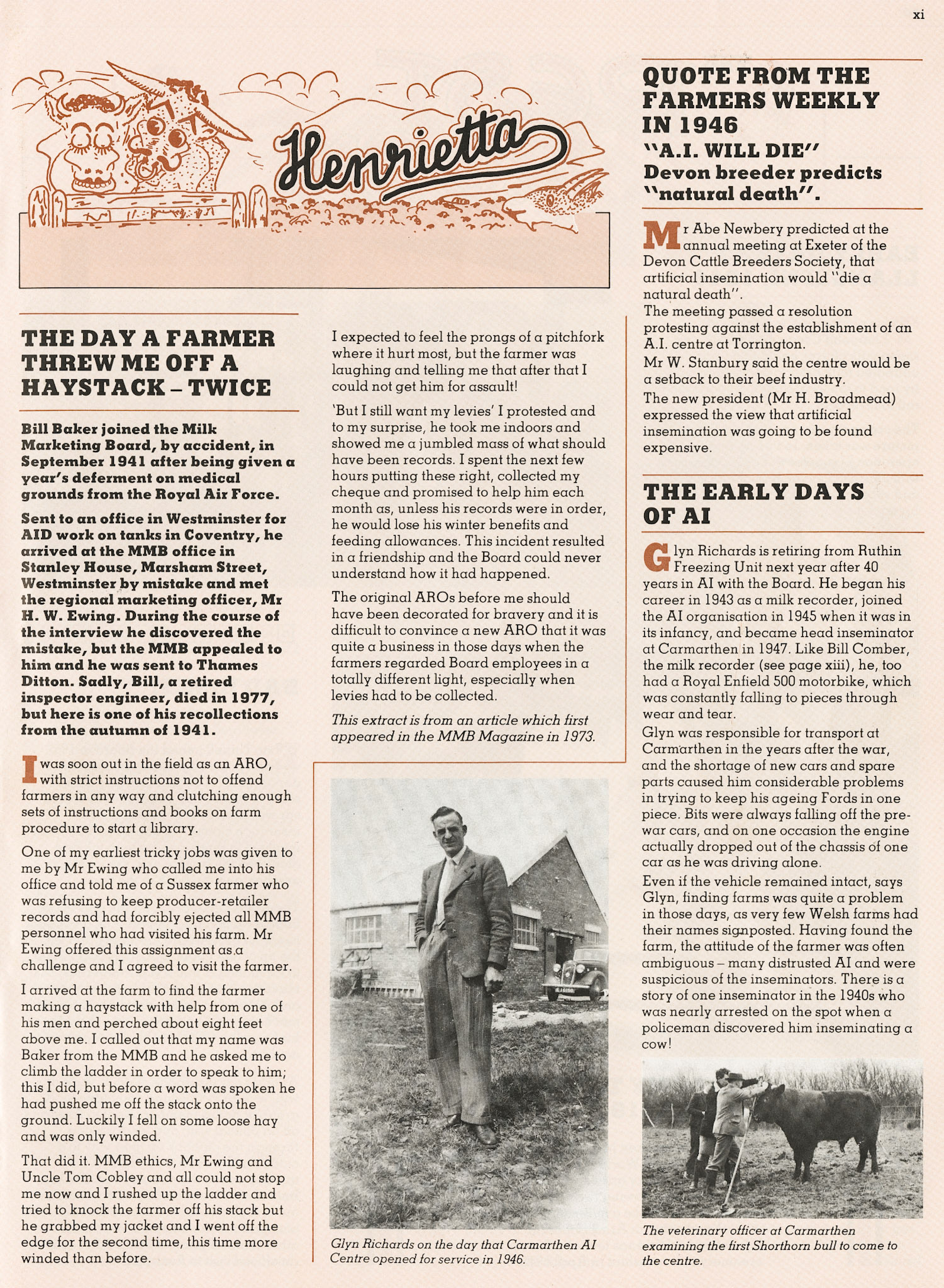 1983 Milmarbo Memories at 50 years (Insert in MMB Magazine, Sept-Oct, courtesy Andy Wallis)