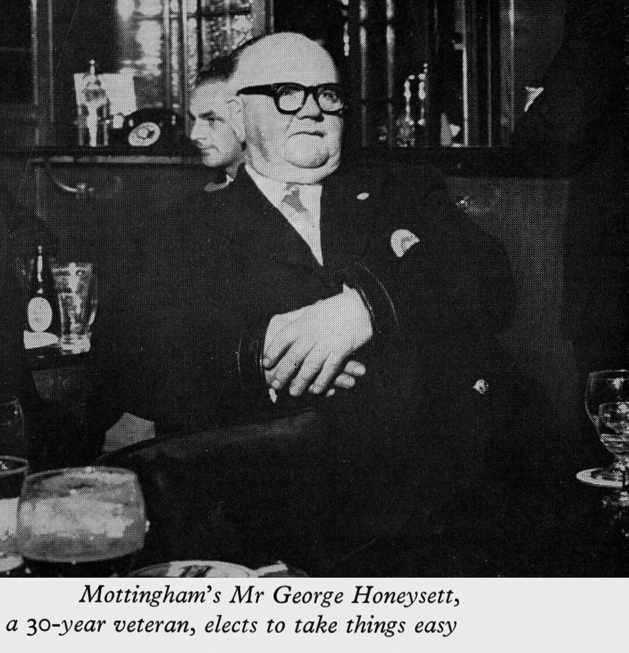 1962 George Honeysett from Mottingham.  Chris Austen remembers "When George was on holiday in 1960 - a one week break, I covered his round in Eltham!!" (Express News Christmas)