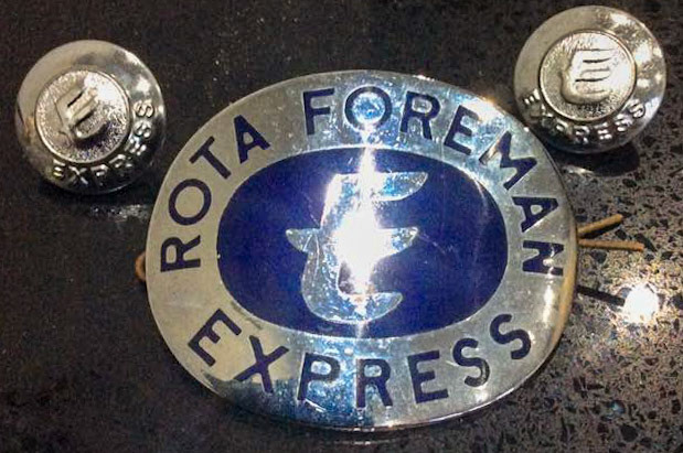 College Farm Rota Foreman Badge (Courtesy Alan Winter)