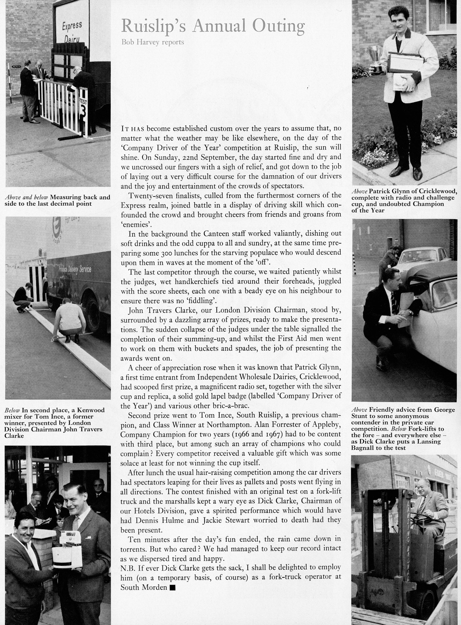 1968 Driver of the Year Competition at South Ruislip