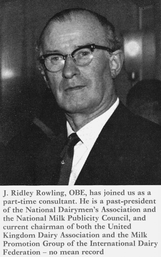 1970 Ridley Rowling joins Express as a part-time consultant after his Company was acquired by Express. (Express News Autumn)