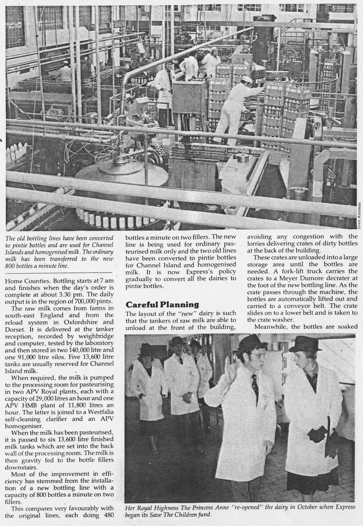 1981 Milk Industry' article about Express Morden by Dina Chase and Paul Gilliam