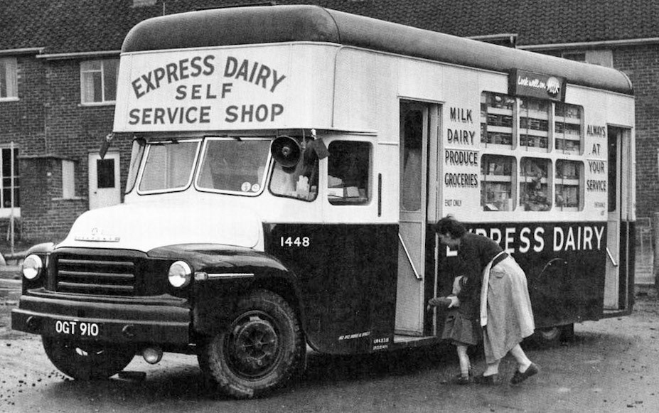 1950's Self Service Shop Reg: OGT 910, Fleet: 1448. (Courtesy Phillip Budd)