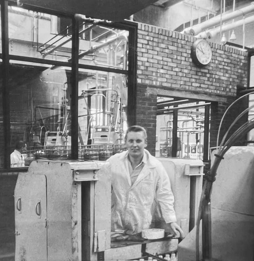 1960's Ron 'Nobby' Clarke at South Ruislip Processing (Courtesy of his daughter)