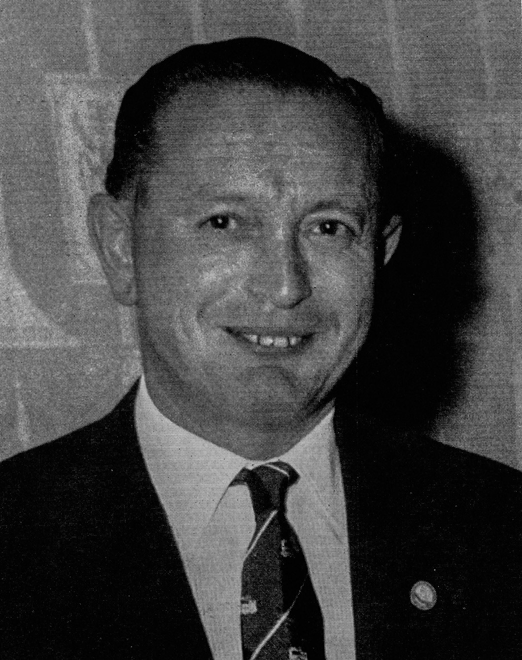 1965 Denis Bell, Northern Region Chairman, also elected President of the NDBI. Brian Wastell comments "I used to play with his twin boys when I was about 5 years at Highwood Park, when my Dad worked for Mr Nell". Chris Austen adds "Denis's two sons were management trainees; I worked with John and my brother, Martin, worked with Ian." (Express News Summer/Autumn)
