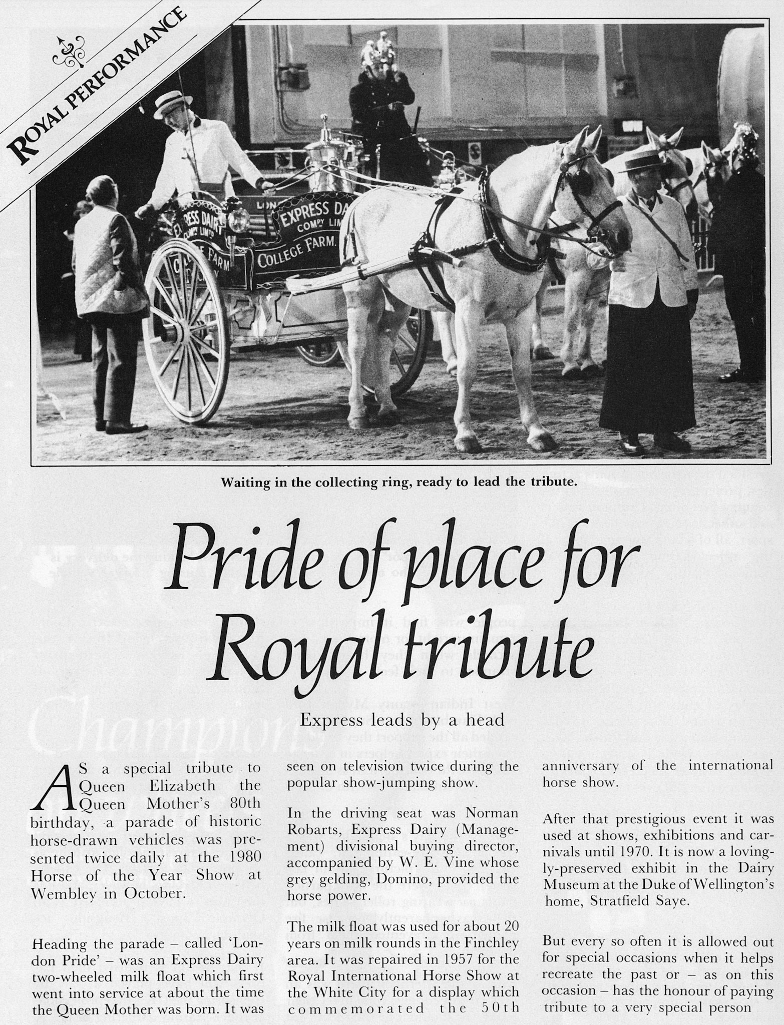 1980 Horse of the Year Show