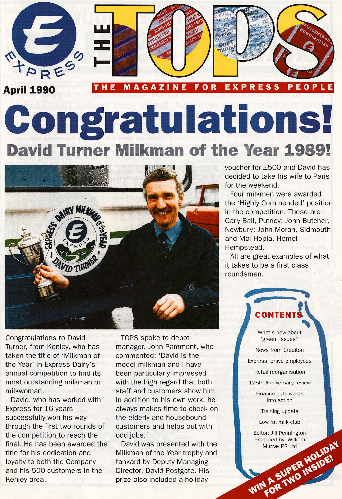 1990 April Tops Magazine (Courtesy Beryl Purslove)