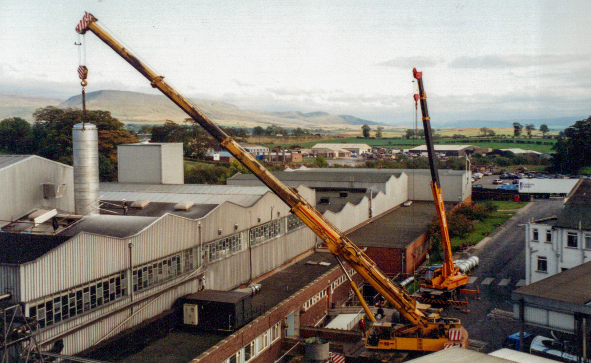 1980's Appleby Spray Drier Installation. (Courtesy David Atkinson)