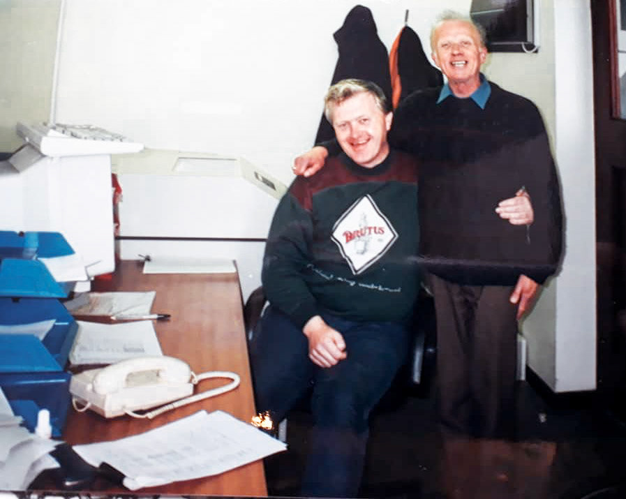 Tarvin. John Glaister comments "John Harding and Gerald Stokes, sat next to them for 8 years." (Courtesy John Glaister, Old Tarvin FB Group)
