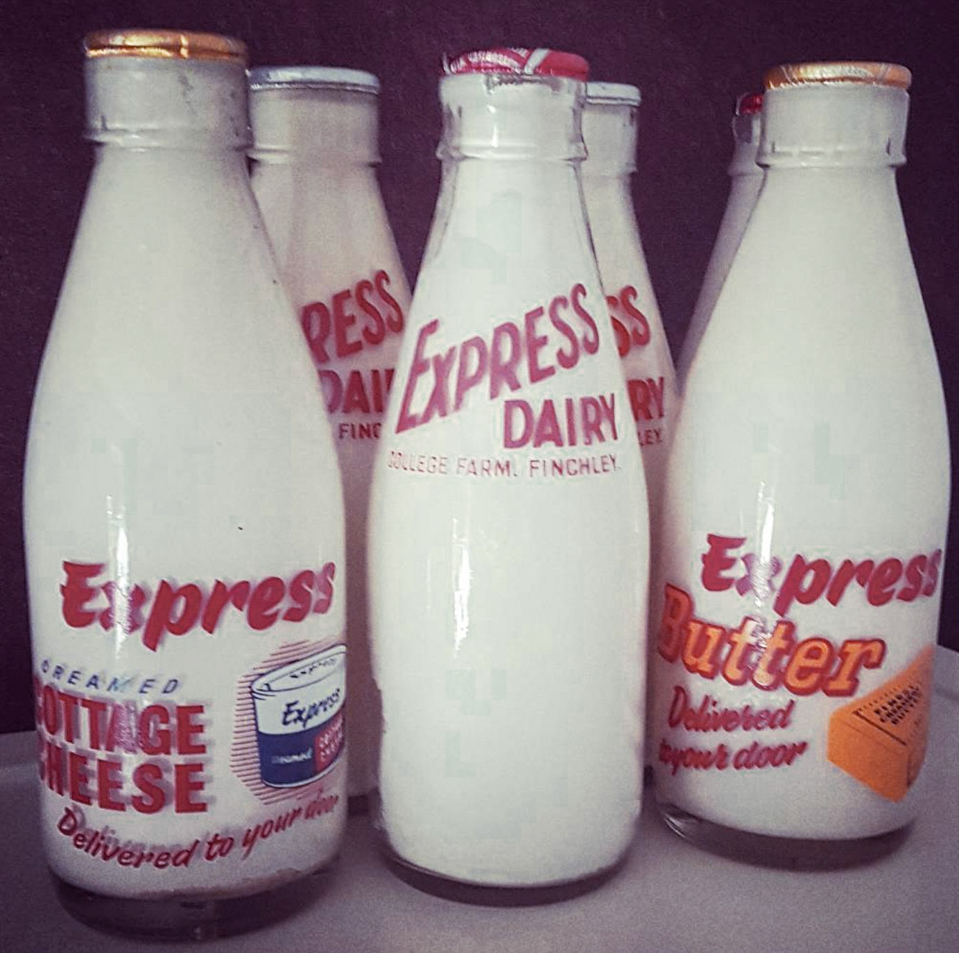 1960's ? Express bottles (From Andrew Bell, Instagram)