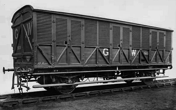 1909 4-Wheeled Siphon, No 1503, built to diagram O9 and designated for milk traffic. (Courtesy STEAM - Museum of the Great Western Railway)