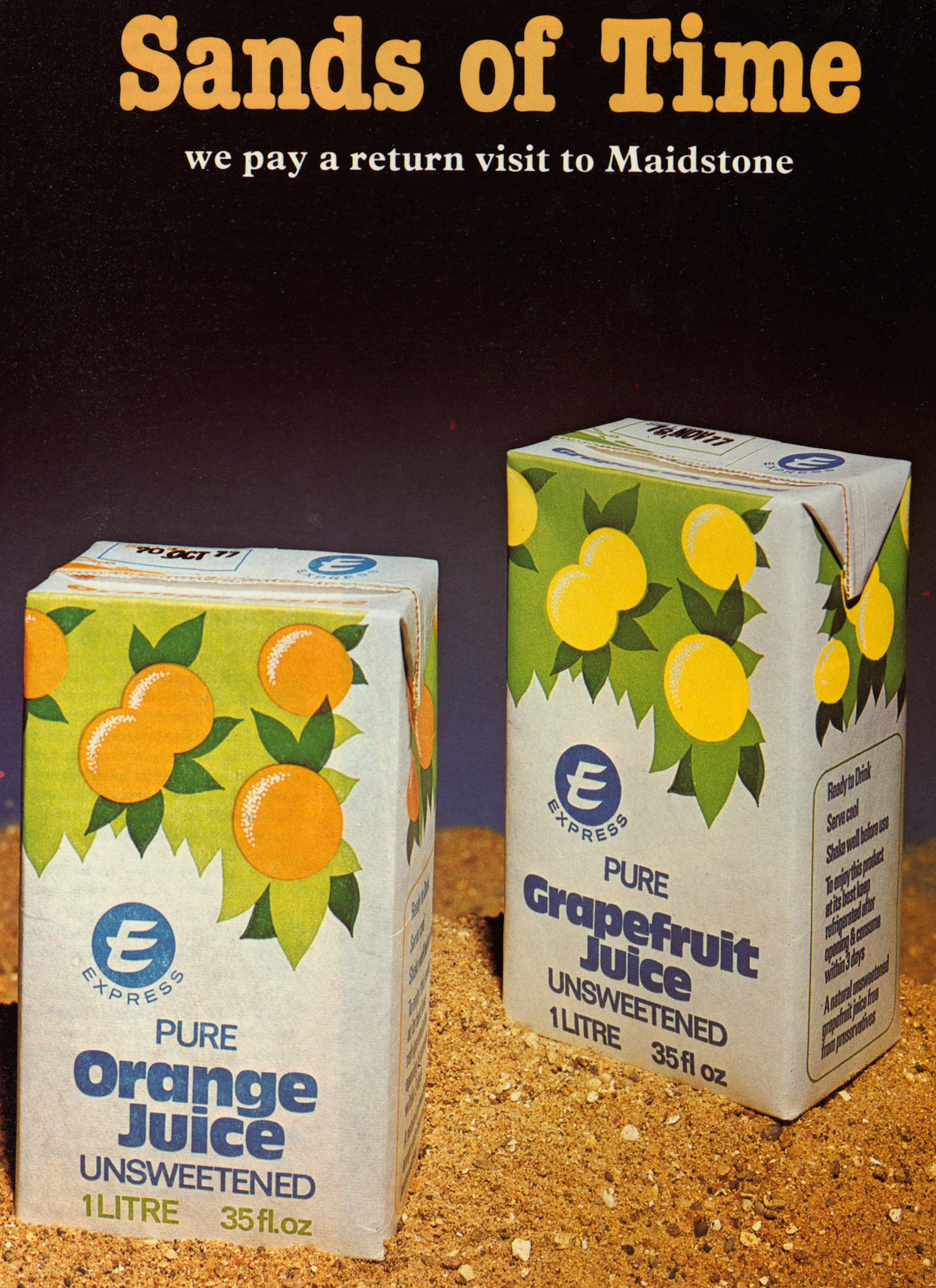 1977 - UHT production of milk and juice
