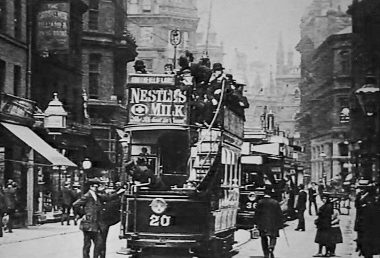 1890s To cater for workers commuting to work from the suburbs, Titus opened cafes and restaurants in London. (Express 125 Years video still)