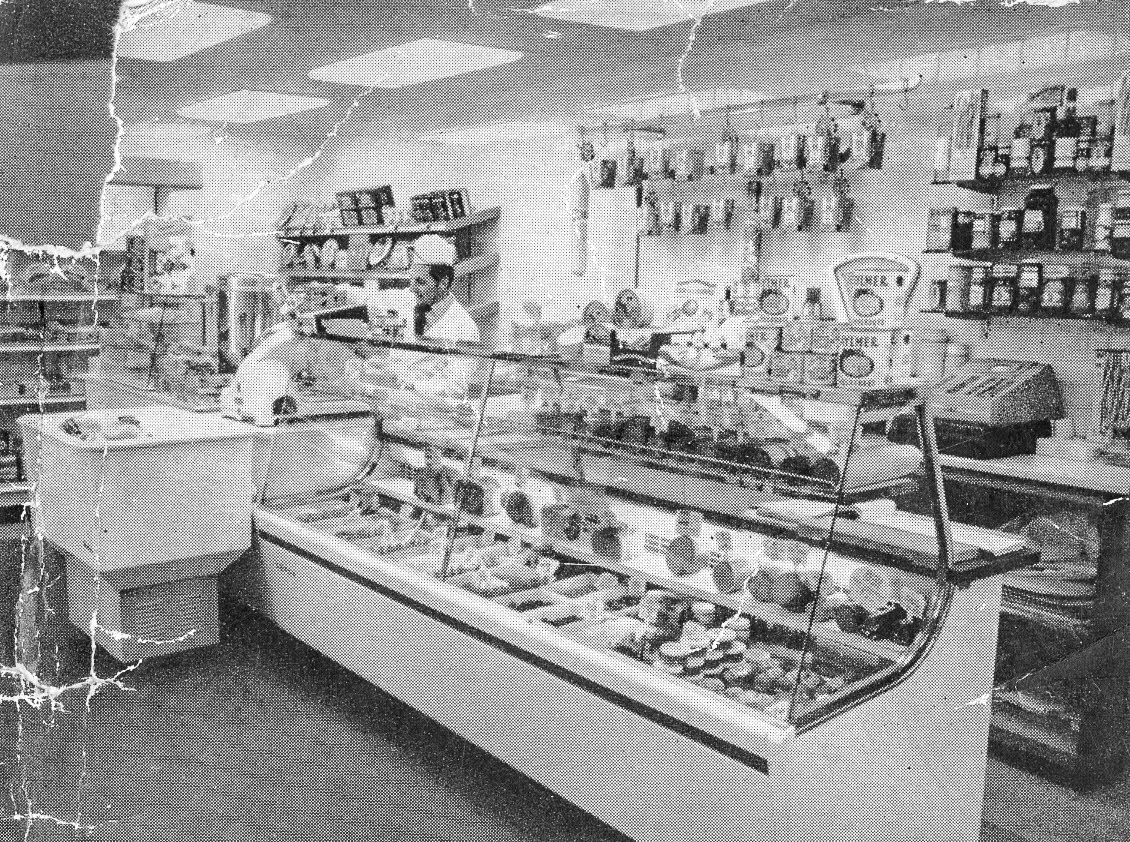 1960's Pont Street, Belgravia shop after conversion to self-serrvice. (From Express Story 1864 - 1964)