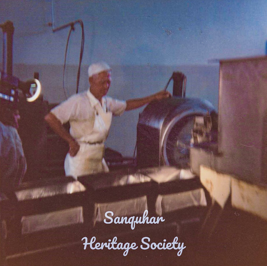 1970's Sanquhar Creamery. (Courtesy The Royal Burgh of Sanquhar Heritage Society)
