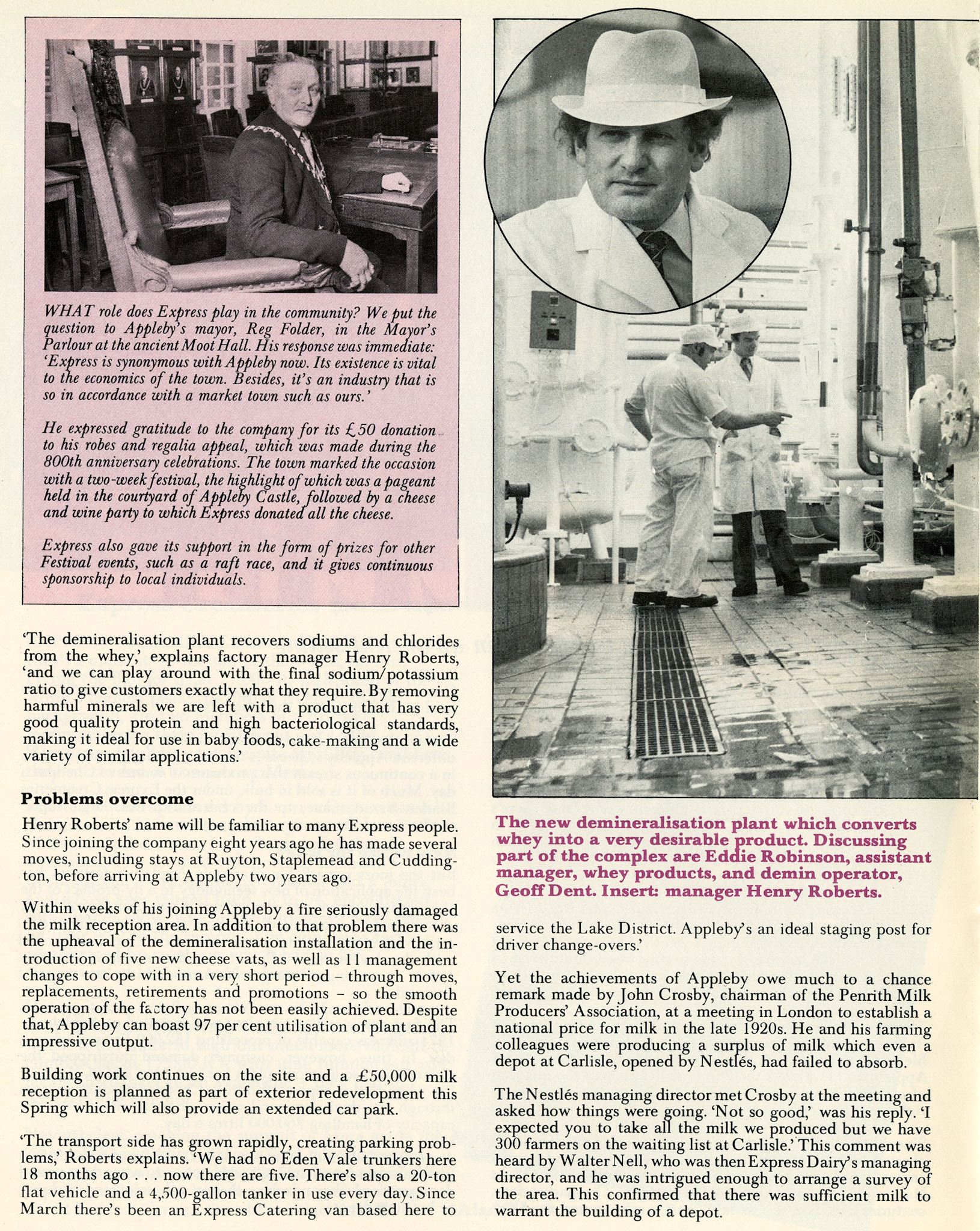 1980 New Technology in an ancient setting, from Express News