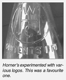 1950's experiments with different logos,  from 'William Horner and His Creamery' by Jill King 2012