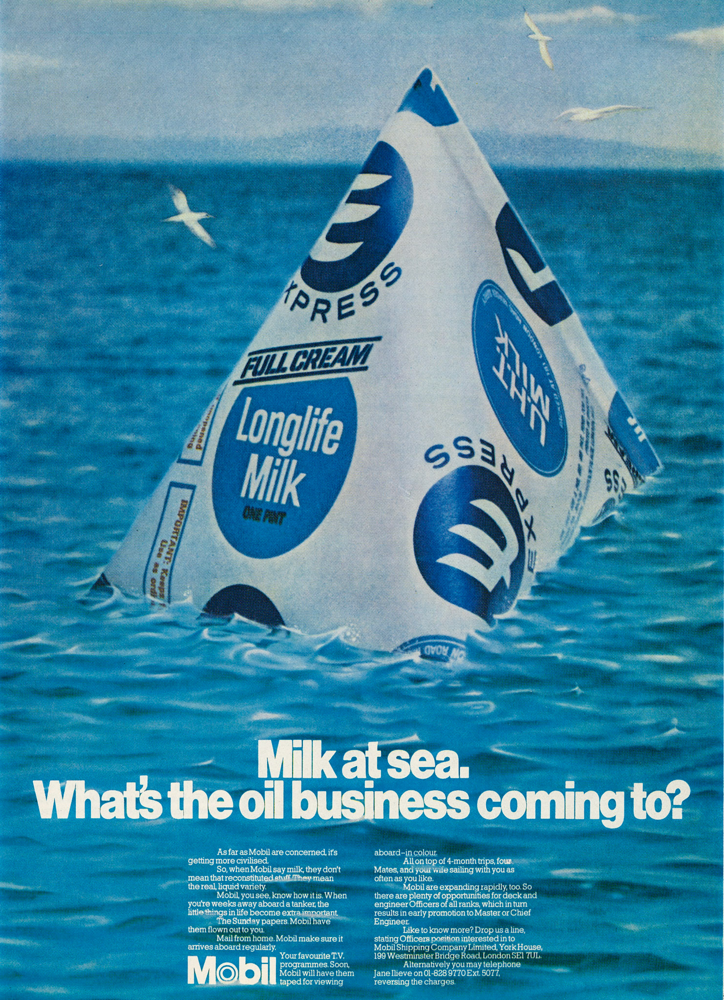 1973 Long Life milk feature and advertisement. (Express News Christmas)