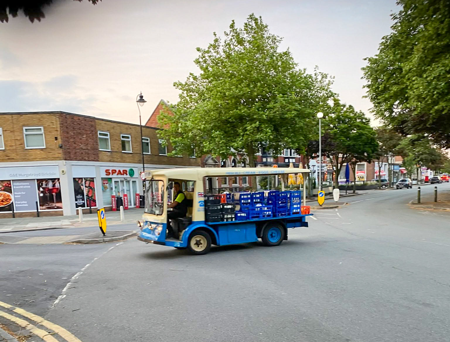 2026 Express float still in use in Southport. Sandy Davies comments "It's now 20 years ago or there about when Express Dairy Southport sold their business to Bates, and here is one of the former Express floats still going strong.. there are only like ten left now. The Express premises were down Norwood Road, close to the Sussex Road crossroads-it’s now EEC home improvements." Pops Nick adds "I used a horse and cart to deliver my rounds around the Ainsdale area in the 60s and  70s." (Courtesy Sandy BP Davies)